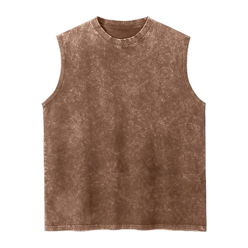 Vintage Washed Tank 90s Graphic Sleeveless Tank Tops Men Vest Streetwear Outfits Men Vacation Outfits Sleeveless Shirt