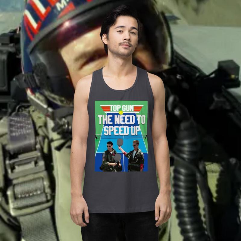 Need to Speed Up Pickleball Men’s premium tank top