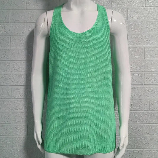 Men's Summer Loose Sleeveless Knitted Vest
