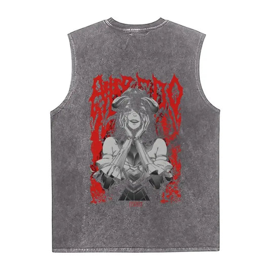 Vintage Washed Tank 90s Graphic Sleeveless Tank Tops Men Vest Streetwear Outfits Men Vacation Outfits Sleeveless Shirt
