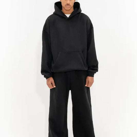 350 GSM 'Black' Fleece Sweatpants
