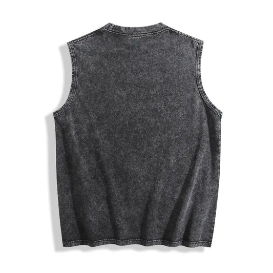 Women's Patriotic Navy 250th Anniversary Eagle Graphic Crew Neck Tank Top - 100% Solid Soft Breathable Cotton, Casual Lightweight Seamless Loose Sleeveless Clothes, Custom Digital Print Foldable Vest