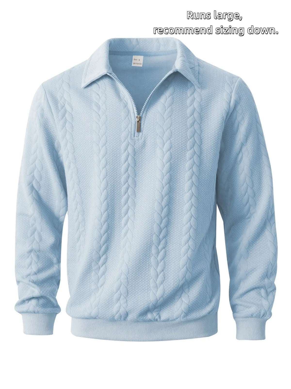 Men's Spring Outfits Knitted Polo Neck Long Sleeve Fitted Knitwear Sweatshirt for Daily Wear, Casual Basic Knitwear, Old Money Zipper Half Button Design, Casual Versatile Sweater Pullover, Essential for Man's Wardrobe