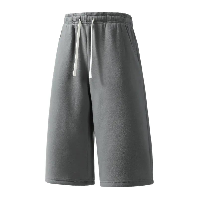 4PCS Men’s 7-Inch Casual Sweat Shorts + Free Socks, Loose Drawstring Workout Shorts, Multicolor,summervibes