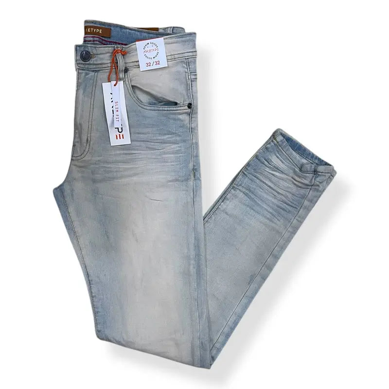 PC05 - Core Washed Clean Look Slim-Fit Stretch Jeans