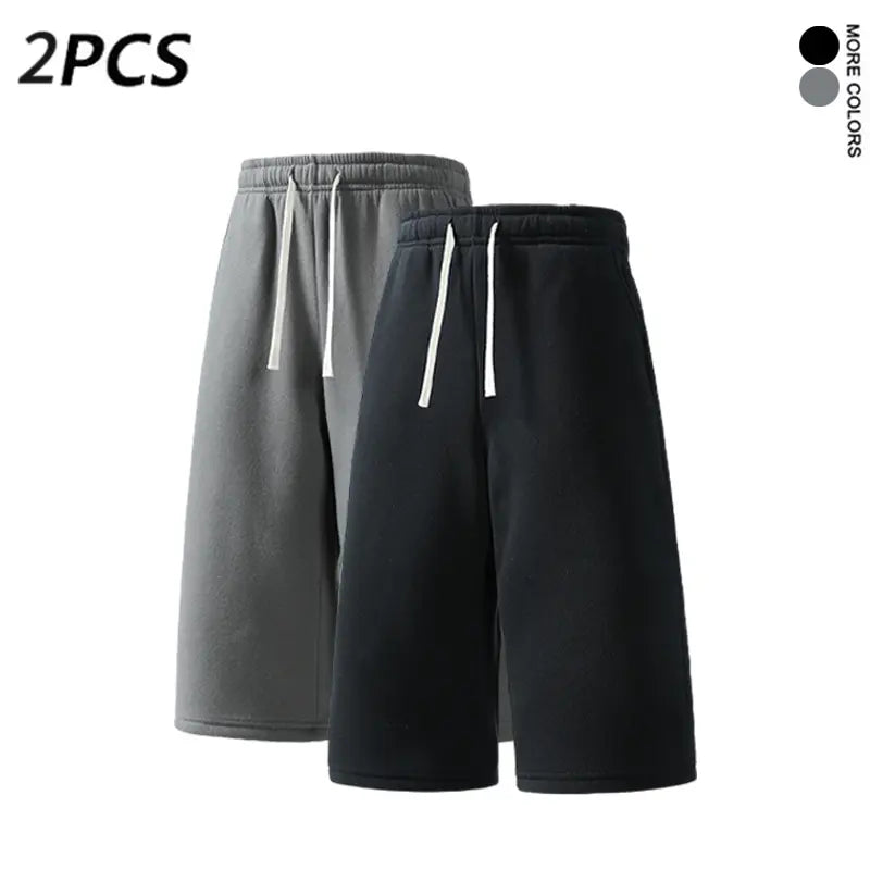 4PCS Men’s 7-Inch Casual Sweat Shorts + Free Socks, Loose Drawstring Workout Shorts, Multicolor,summervibes