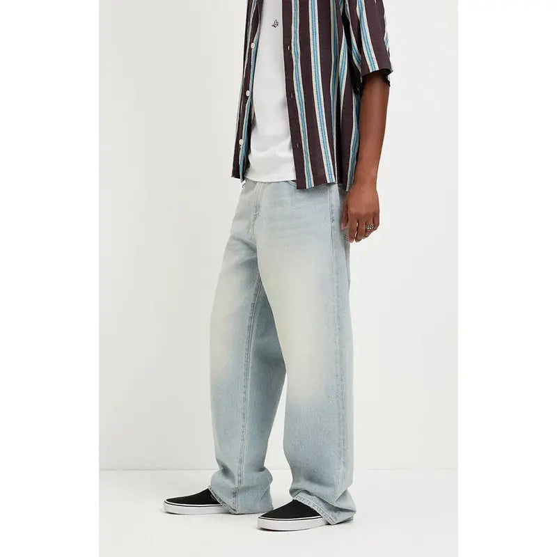 Pacsun Men's Dylan Baggy Jeans Light Wash Tinted
