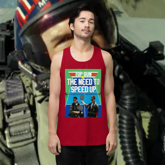 Need to Speed Up Pickleball Men’s premium tank top