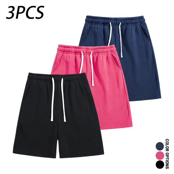 Pack of 4 men’s casual shorts featuring a drawstring waist; skin-friendly, breathable, and versatile. Summer loose fit for everyday wear, leisure, sports, and fitness.summervibes