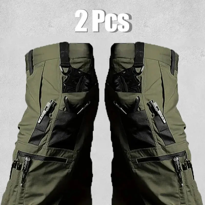 Men's Cargo Pants - Menswear, Regular Fit, Durable Waterproof Utility-Military Style, Multi-Zippered Pocket, Belt-Free, Camo Print Option for Outdoor Training/Work Autumn Wear with Cargo Pants Vibes