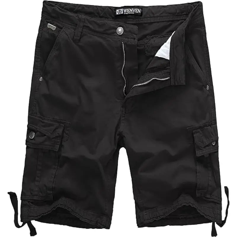 Menswear Cotton Twill Cargo Shorts - Classic Relaxed Fit, Relaxed Seat, Casual Cotton Loose Fit Men's Shorts, Reg and Big & Tall Sizes, Cold Wash Compatible