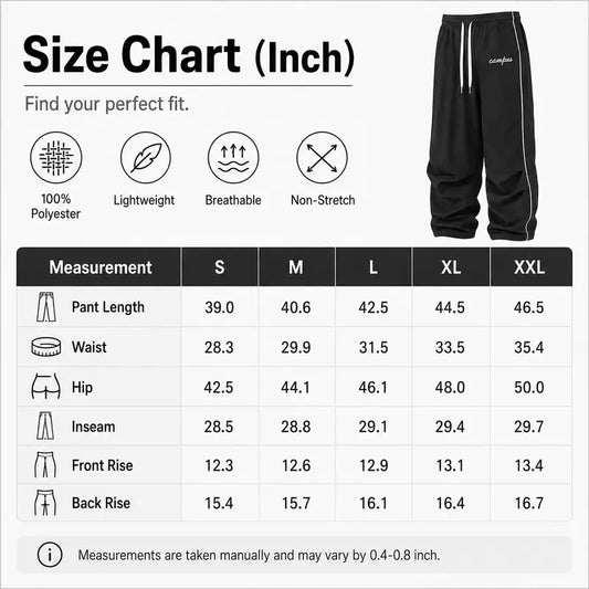 Father’s Day Gift Men’s Spring/Autumn Pants Set (1–3 pieces) | Lightweight & Soft | Side Gold Stripes | Loose Straight Fit | Street Style / Fitness / Casual Vibe | Black/Gray + Multiple Colors