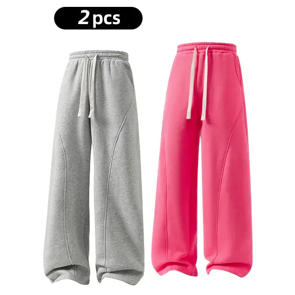summervibes Men's Solid-Color Drawstring Pants with Curved Blade Design—relaxed fit suitable for all seasons. Street-style men's trousers perfect for everyday wear and layering. Menswear Beige daily wear pant