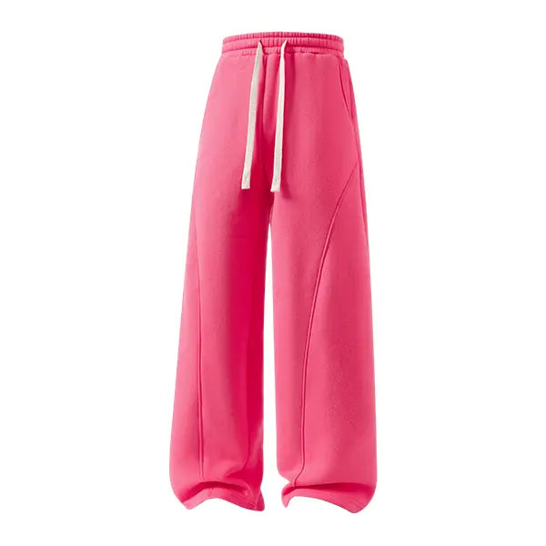 pants men sweatpants Men's Solid Thermal Lined Drawstring Oversize WaistPants,Casual Comfy Loose Fitting Trousers for Fall &Winter, Men's Bottoms for Daily Wear, Relaxed Fit, fleece sweatpants，school season