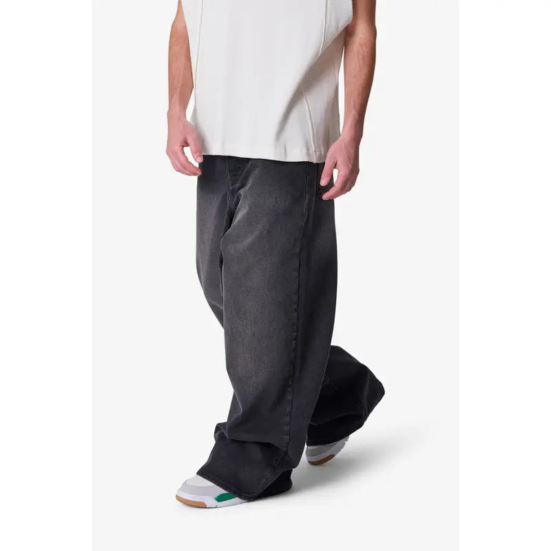 mnml Baggy Washed Rave Denim - Vintage Black