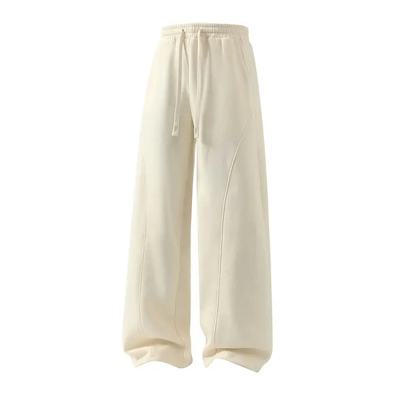 pants men sweatpants Men's Solid Thermal Lined Drawstring Oversize WaistPants,Casual Comfy Loose Fitting Trousers for Fall &Winter, Men's Bottoms for Daily Wear, Relaxed Fit, fleece sweatpants，school season