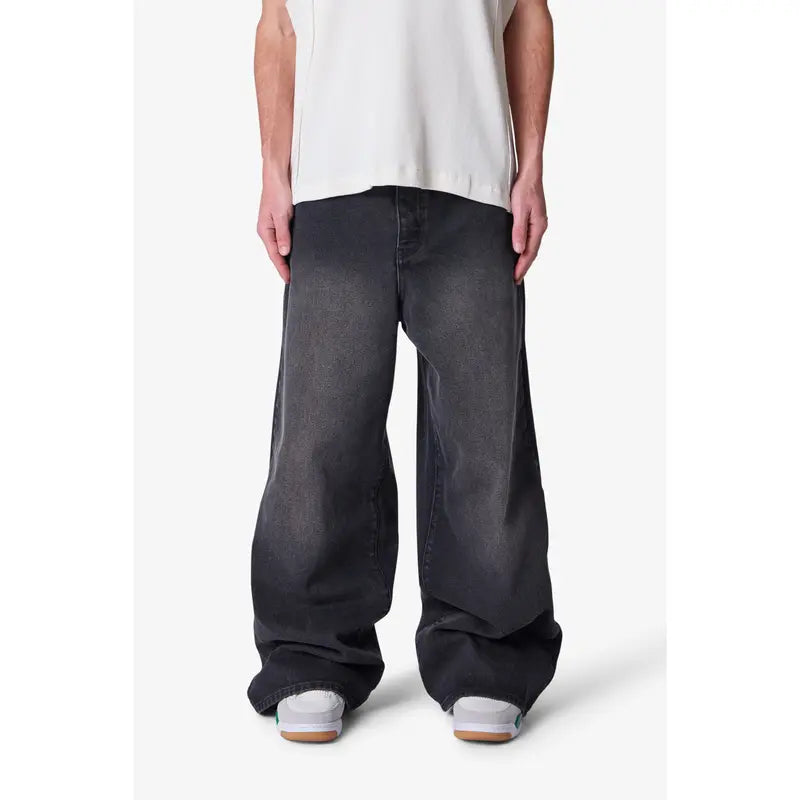 mnml Baggy Washed Rave Denim - Vintage Black