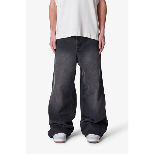 mnml Baggy Washed Rave Denim - Vintage Black