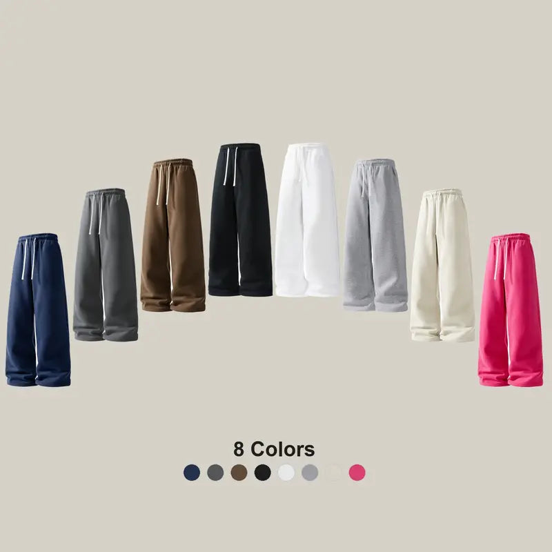 3pcs Men’s autumn/winter knit long pants, comfortable and warm (available in 3-pcs, 2-pcs, and single item).
