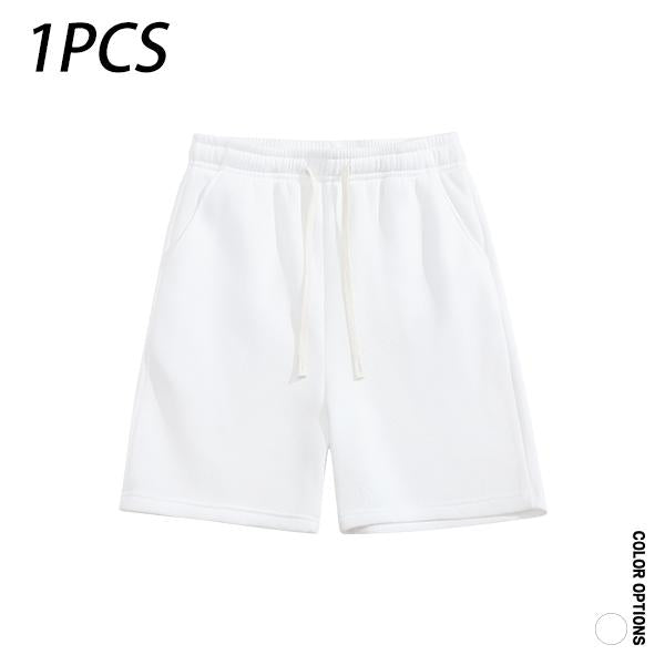 Pack of 4 men’s casual shorts featuring a drawstring waist; skin-friendly, breathable, and versatile. Summer loose fit for everyday wear, leisure, sports, and fitness.summervibes