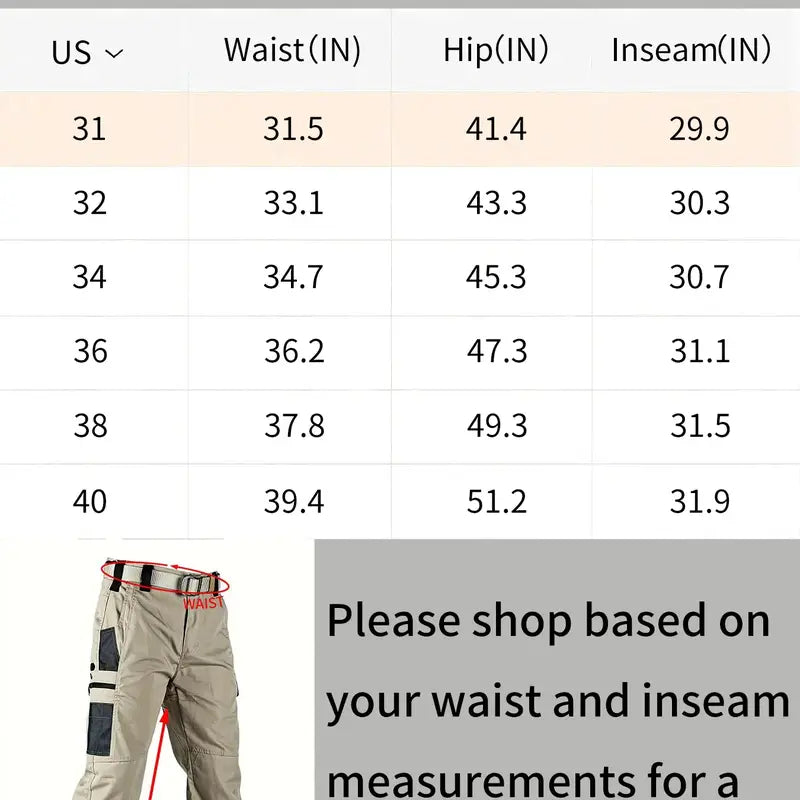 Men's 4-Pack 230g Military-Inspired Multi-Pocket Utility Cargo Pants, Plain Loose Baggy Cut Trousers with Button-Zip Fly, Male Clothing for Back to School First Day Outfits