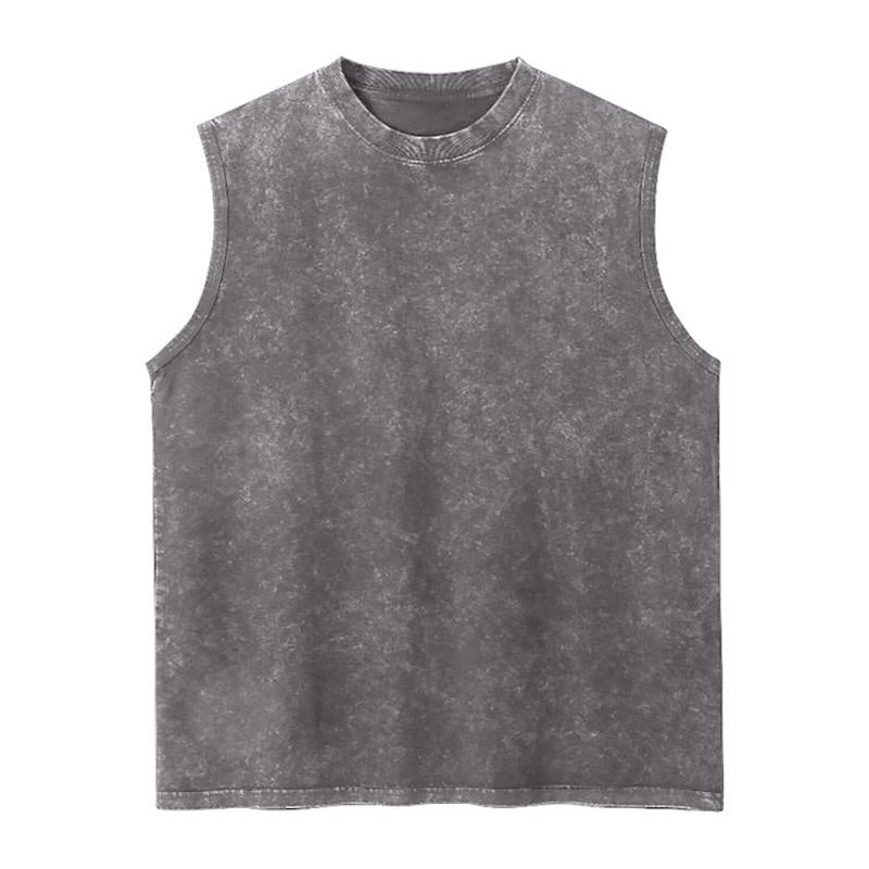 Vintage Washed Tank 90s Graphic Sleeveless Tank Tops Men Vest Streetwear Outfits Men Vacation Outfits Sleeveless Shirt