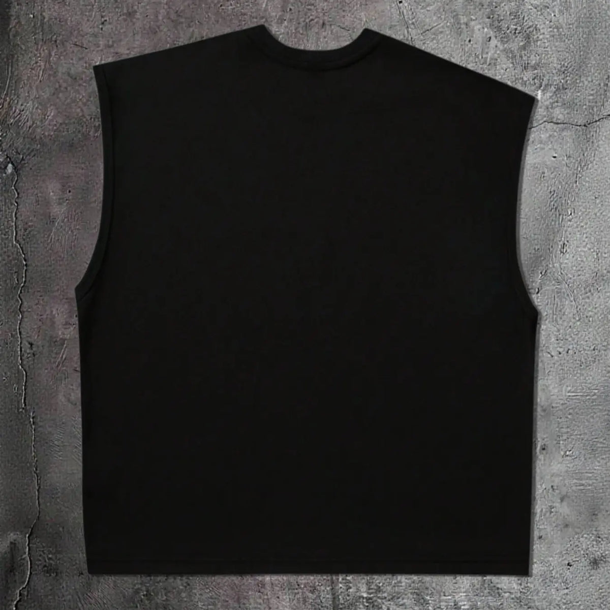Men's Casual Oversized Tank Top, Base with Rhinestone Portrait Flame Star Pattern, Regular Fit, Ideal for Sports and Daily Wear