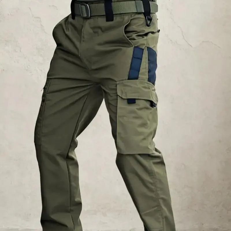Men's Cargo Pants - Menswear, Regular Fit, Durable Waterproof Utility-Military Style, Multi-Zippered Pocket, Belt-Free, Camo Print Option for Outdoor Training/Work Autumn Wear with Cargo Pants Vibes