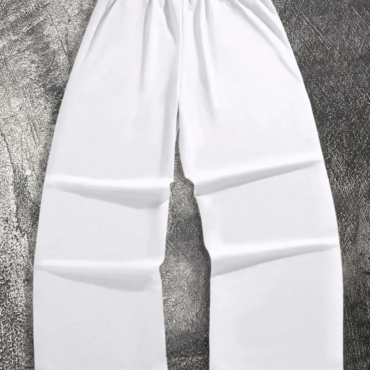 Dark Punk Angel Sword Printed Wide Leg Pants, High Street Drawstring Loose Straight Leg Sweatpants, Casual Lounge Pants for Men and Women, Unisex Spring & Fall Casual Fitted, Casual Streetwear Trousers, Autumn Casual Pants