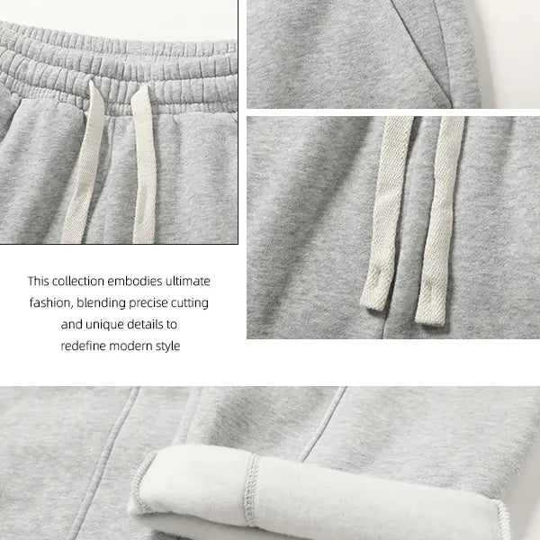 summervibes Men's Solid-Color Drawstring Pants with Curved Blade Design—relaxed fit suitable for all seasons. Street-style men's trousers perfect for everyday wear and layering. Menswear Beige daily wear pant
