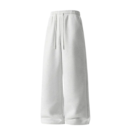 SPEEALER Men’s 2-Pack Warm Fleece Wide-Leg Pants - Personalized Stylish Menswear, Loose Sports Pants, Winter Casual Streetwear Essential Bottoms