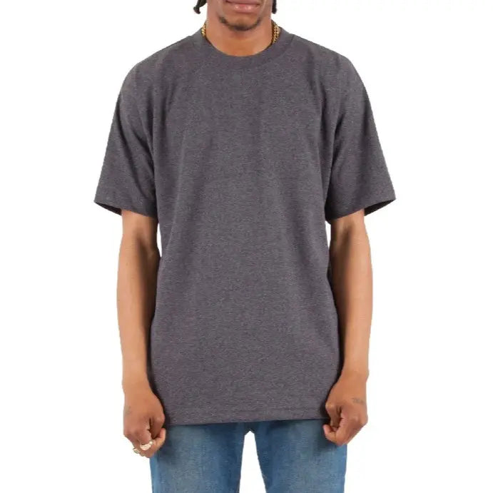 3 Pack SHAKAWEAR Men's Max Heavyweight T Shirts Shaka Wear Short Sleeve Crewneck T Shirt Casual Plain Classic Heavy Cotton Tee Regular (S to 5XLT)