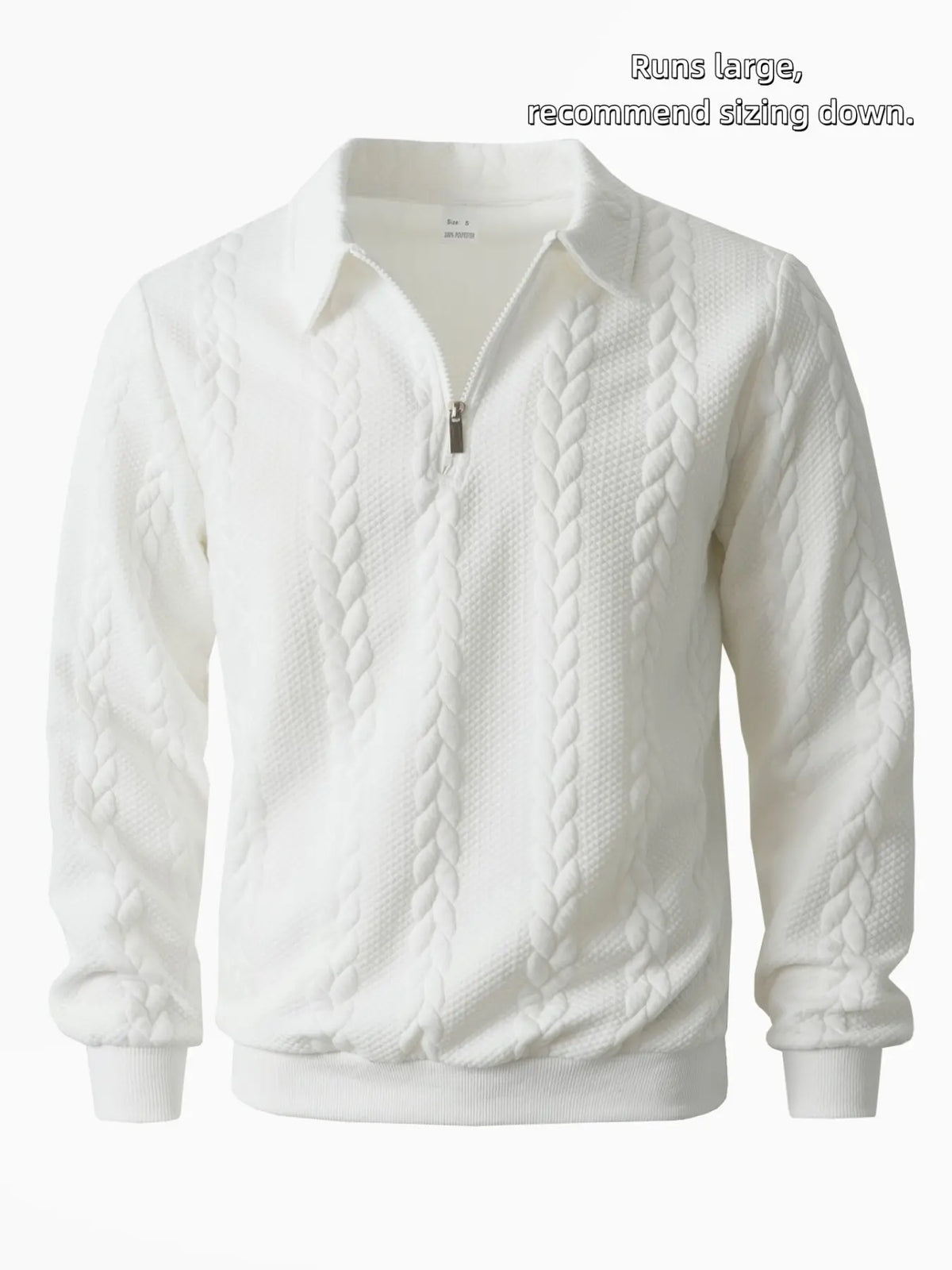 Men's Spring Outfits Knitted Polo Neck Long Sleeve Fitted Knitwear Sweatshirt for Daily Wear, Casual Basic Knitwear, Old Money Zipper Half Button Design, Casual Versatile Sweater Pullover, Essential for Man's Wardrobe