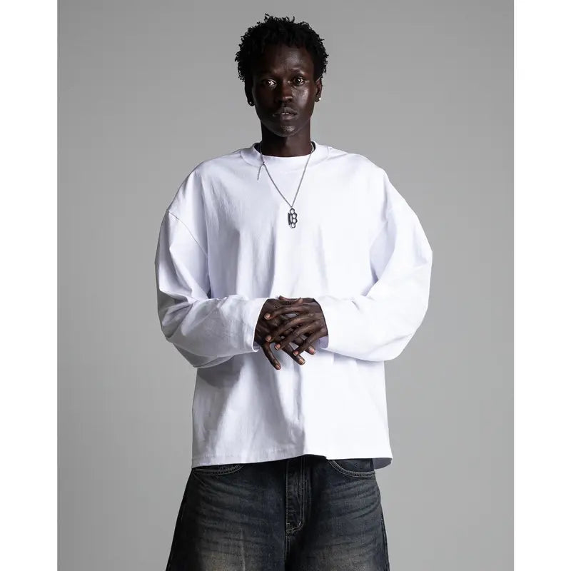 Oversized Long Sleeve Streetwear Round Neck
