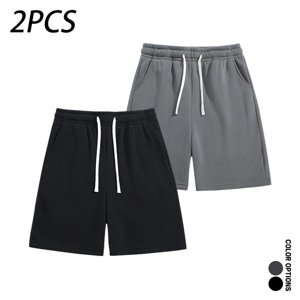 Pack of 4 men’s casual shorts featuring a drawstring waist; skin-friendly, breathable, and versatile. Summer loose fit for everyday wear, leisure, sports, and fitness.summervibes