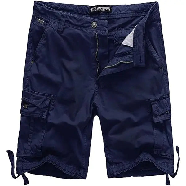 Menswear Cotton Twill Cargo Shorts - Classic Relaxed Fit, Relaxed Seat, Casual Cotton Loose Fit Men's Shorts, Reg and Big & Tall Sizes, Cold Wash Compatible