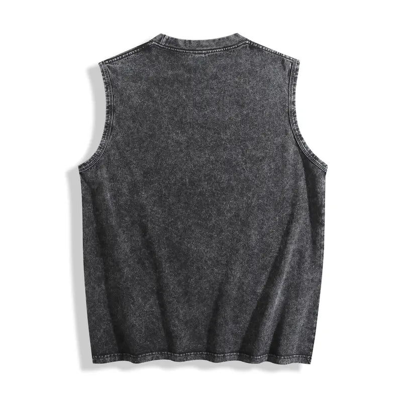 Women's Patriotic Navy 250th Anniversary Eagle Graphic Crew Neck Tank Top - 100% Solid Soft Breathable Cotton, Casual Lightweight Seamless Loose Sleeveless Clothes, Custom Digital Print Foldable Vest