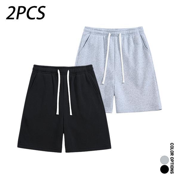 Pack of 4 men’s casual shorts featuring a drawstring waist; skin-friendly, breathable, and versatile. Summer loose fit for everyday wear, leisure, sports, and fitness.summervibes