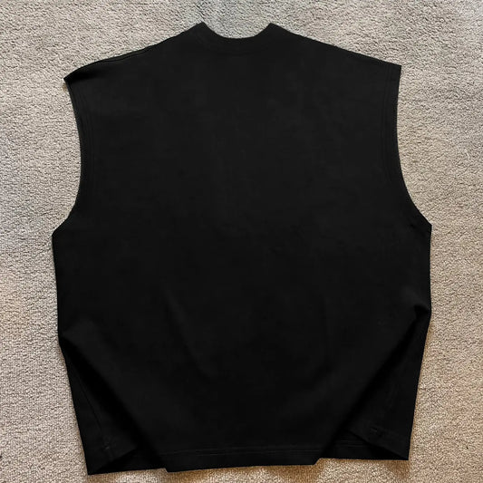 Men's Casual Vest, Full Print Motorsport Racing Elements, / Block + Number 48 Identifier, Fashion Versatile Fit