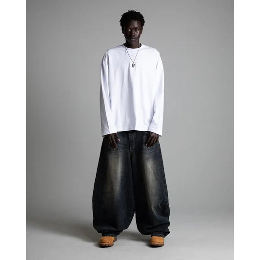 Oversized Long Sleeve Streetwear Round Neck