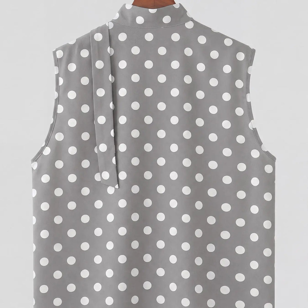 INCERUN Men's Casual Fashion Tank Top, Floral Polka Dot Ribbon Tie Backless Sleeveless Vest, Perfect for Daily Wear, Stylish and Comfortable Design