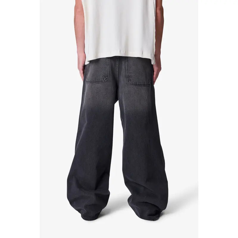mnml Baggy Washed Rave Denim - Vintage Black