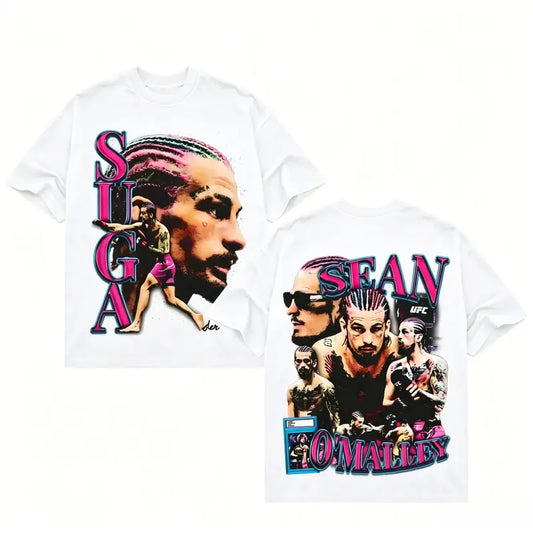 [street wear]"SUGA" SEAN O'MALLEY TEE, Sugar Sean Vintage UFC, MMA Graphic Tee, UFC MMA Shirt, Gym Wear, Gift for Fighters, Sports Apparel fathers day gift ideas,fashion