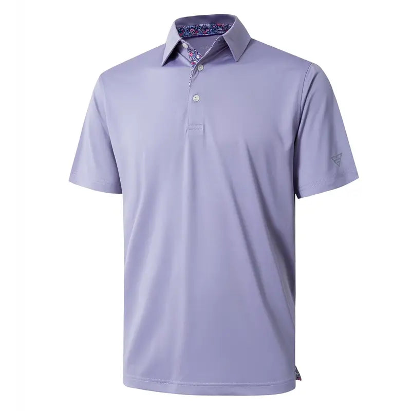 MAELREG Mens Polo Shirts Short Casual Dry Fit Performance Designed Collared Golf Polo Shirts for Men Plus Size Men's Tops