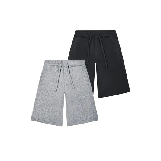 VICTORIOUS LUCA Men's Heavyweight 300GSM Baggy Fleece Shorts Streetwear Drawstring