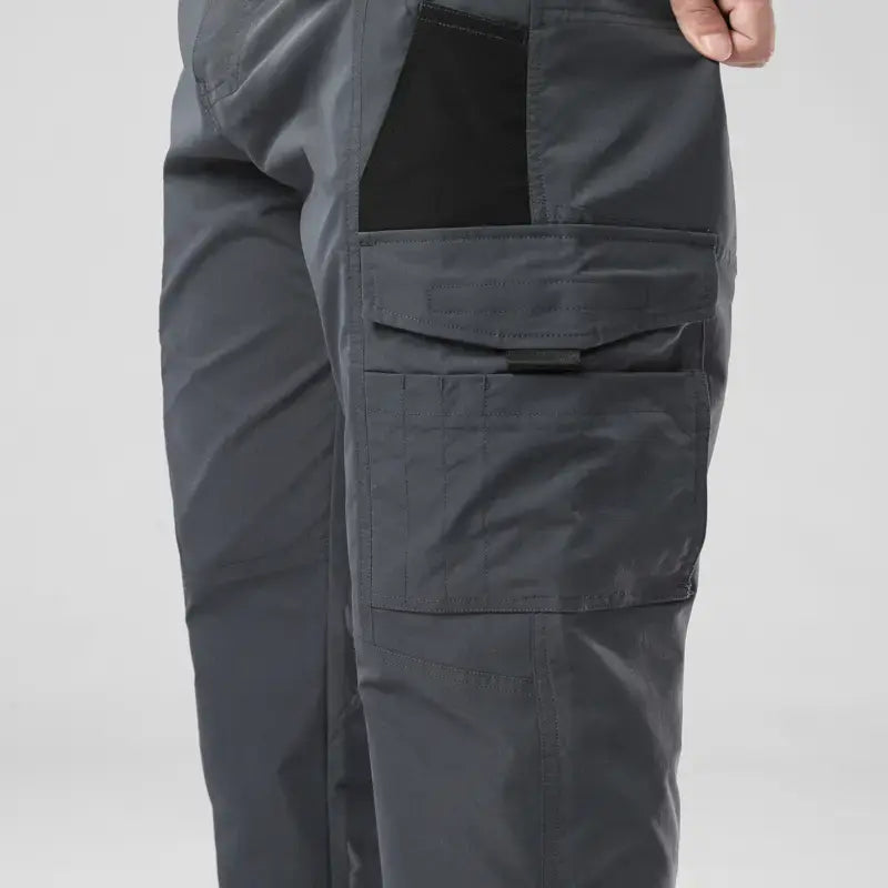 4-pack men’s tactical cargo pants with multiple pockets, durable fabric, perfect for outdoor activities and casual wear; work pants (no belt).
